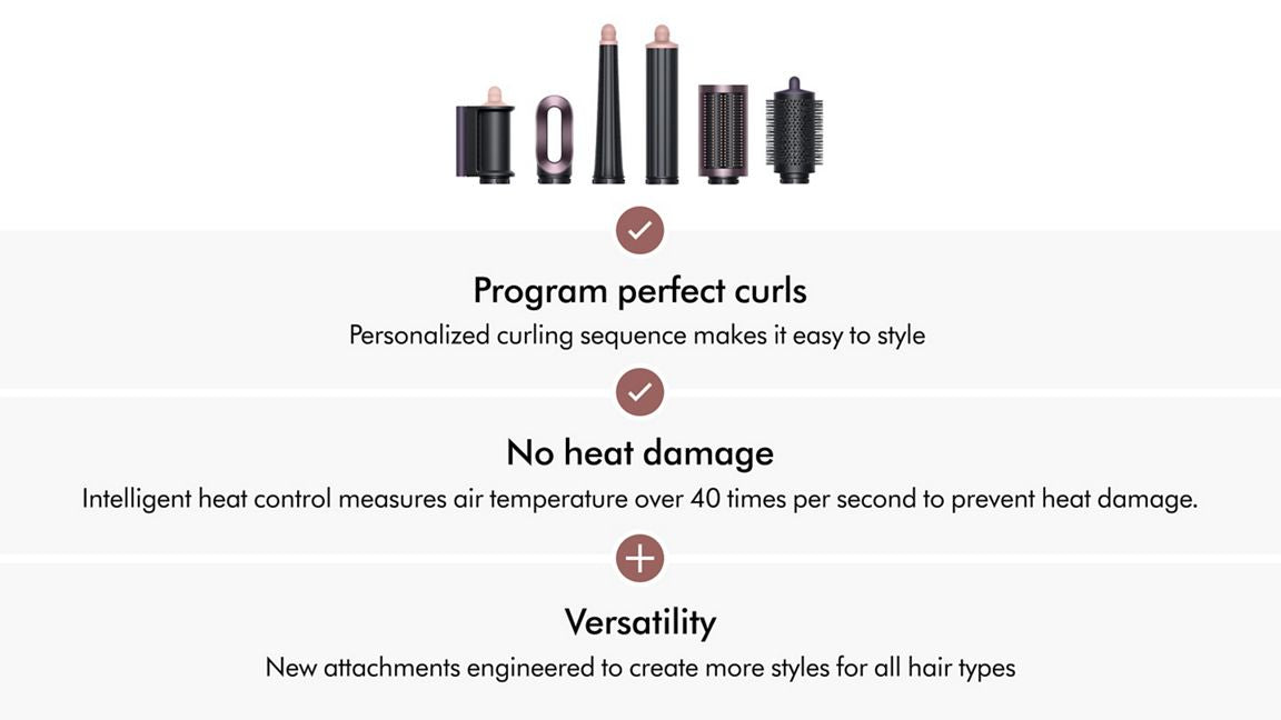 Dyson Airwrap i.d.™ multi-styler and dryer Straight+Wavy (Jasper Plum)