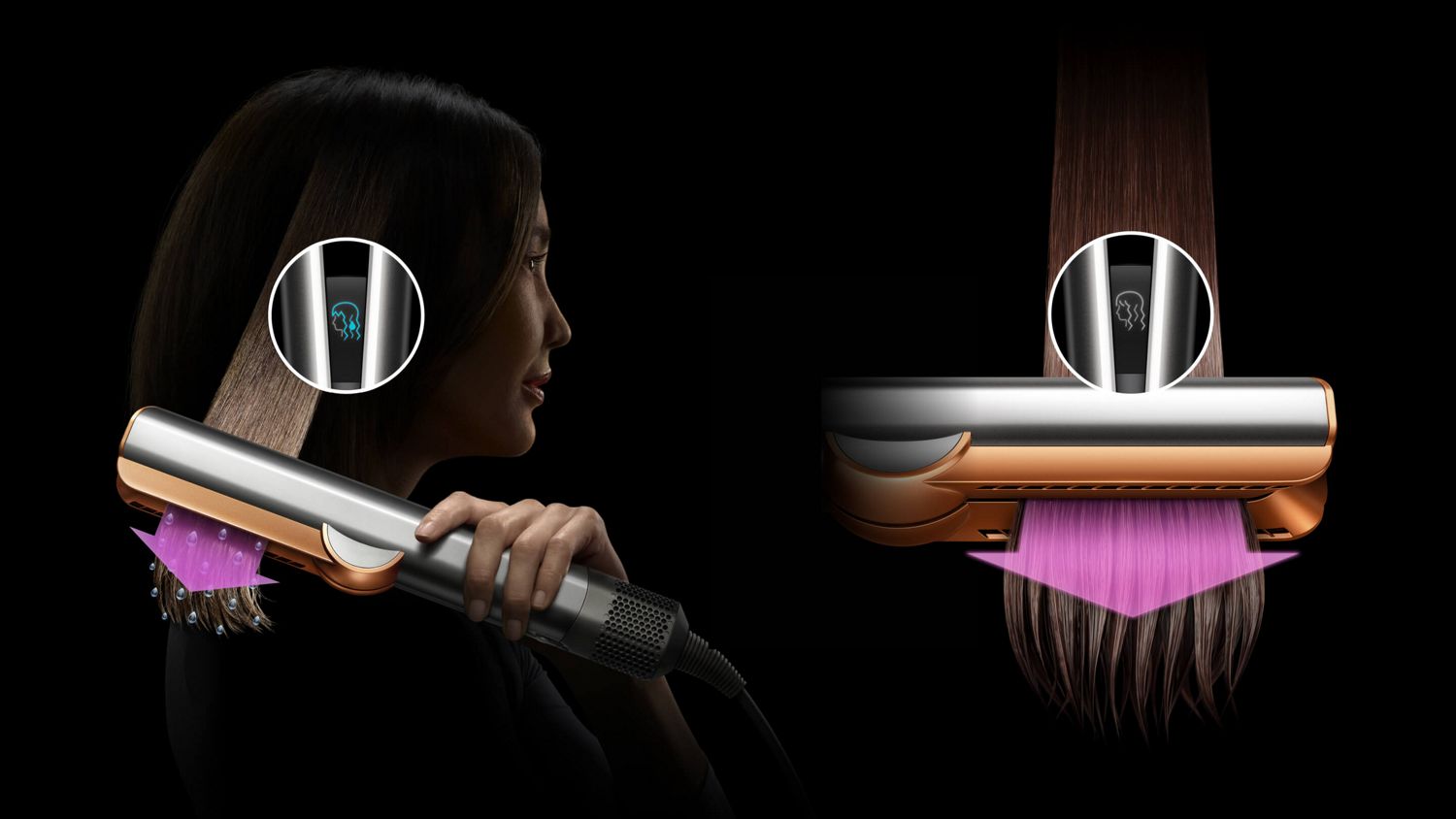Dyson Airstrait™ Straightener (Red velvet/gold)