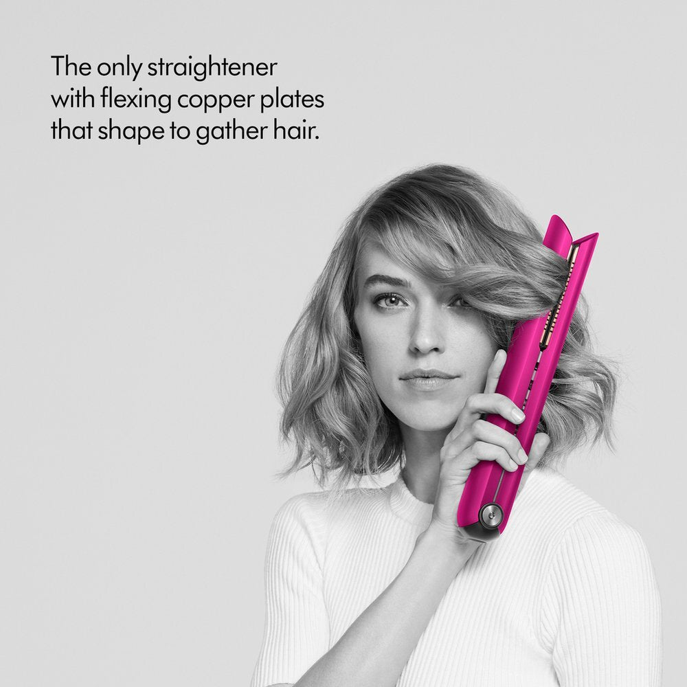 Dyson Corrale™ straightener in Fuchsia/Bright Nickel